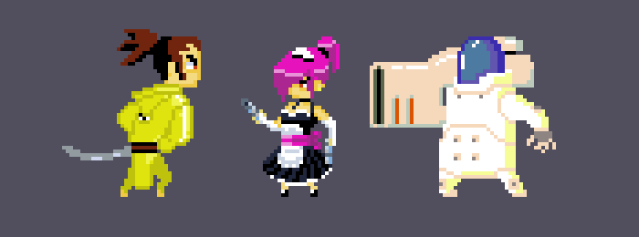 Characters from Corridor